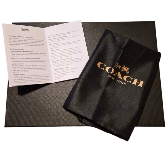 Coach Roccasin Cut Out Suede Boots Black 6.5M - Picture 3 of 8